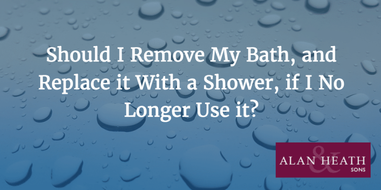 Should I Remove My Bath, and Replace it With a Shower, if I No Longer Use it?