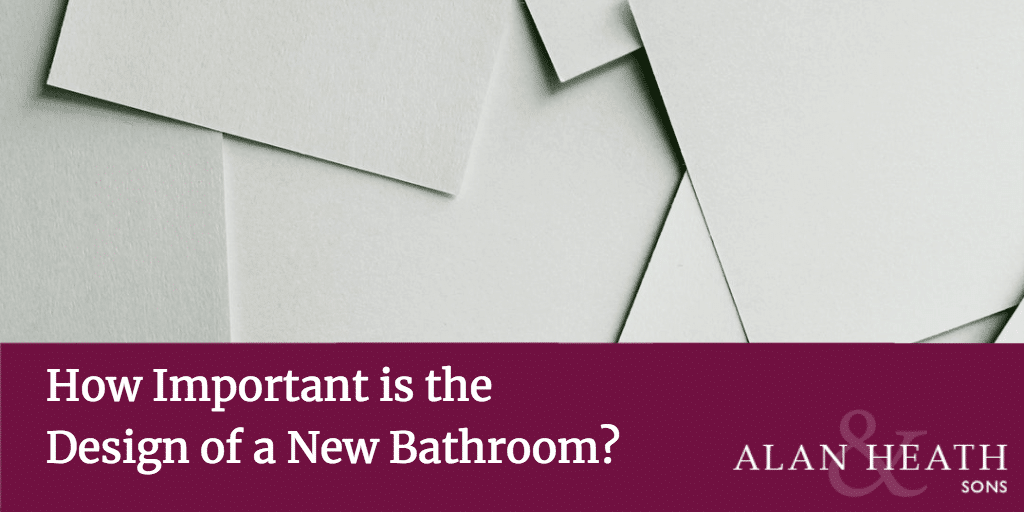 How Important is the Design of a New Bathroom? When it comes to planning a new bathroom there are a lot of factors that will come into play. You'll have colour schemes, tiles, suites, new accessories and storage, and of course the budget. But one of the most important areas of consideration is often forgotten, and that's the design. The design of your bathroom doesn't just mean the style of the suite, the handles on those new cupboards, or the size and shape of your tiles. It's the overall design of your bathroom and it's paramount to its success. Your bathroom is a busy place and it's a functional one. When you're using your bathroom the design of it will make that experience a pleasant one at best or a tolerable one at worst. Let us explain… How your bathroom works with you is important. You'll need to consider the position of the suite, the amount of storage you have, and the style and function of the taps, shower and lighting. It all comes together as one when you use your bathroom. From the first visit of the day to the final brush of the teeth at night, your bathroom's design and how it's laid out are important. It's who, not how… The success of your bathroom relies on giving the people who use your bathroom the best experience. A bathroom for a young family should be designed very differently from the honeymoon suite on the top floor of a hotel, for example. The features of each will be very different. So it's important to ask yourself and your bathroom designer "Who uses the bathroom and what do they use it for?" If you're a professional living in a flat in the city then your bathroom is likely to be a more fast-paced and compact room. You may want a shower rather than a bath and your storage and cabinets need to potentially be designed to fit in a smaller space. Thinking about how you use your bathroom will really help you create the perfect space. If you're selling your house (or plan to) then you'll need to think about who would buy your property and how they might use it, too. It's how many, not how much Budget will undoubtedly come into play at some point, but firstly consider how many people use your bathroom. A busier bathroom will have more traffic and will need more products, and more towels. With this comes extra planning to keep that bathroom tidy and functional. Of course, keeping it tidy and functional will improve the look of the bathroom but it'll also improve the feel too. Nothing says untidy and chaotic like a messy floor and shelves in bathroom. Plan your storage, towel rails, and functionality. You need space, man… Before you opt for a very modern and sleek suite and cupboards, maybe consider the room and how you move around it. Creating more space isn't always easy or possible but you should at least consider it. Moving drainage and pipework can be costly but what you gain back from a good move can be priceless. Your bath and WC may well be taking up more space than they need to. A wall-hung WC doesn't always create more space and you could opt for a shower instead of a shower-bath and create more space for storage as well as a feeling of spaciousness. Space and how you use the bathroom will affect your design, so sit down and work out what's best for your room. How important is the design of your bathroom? Very! We're certain that a good design can make a bathroom and a bad design can break it. Aside from budgets and styles, the design can turn a potentially beautiful but awkward bathroom into a dream bathroom. You can't get away from the fact that a bathroom is a functional place when all said and done, so design to work the best it can. Need help? Give us a call or pop into our Coventry showroom and we'll show you how CAD design has been creating beautiful bathrooms for our clients for decades…